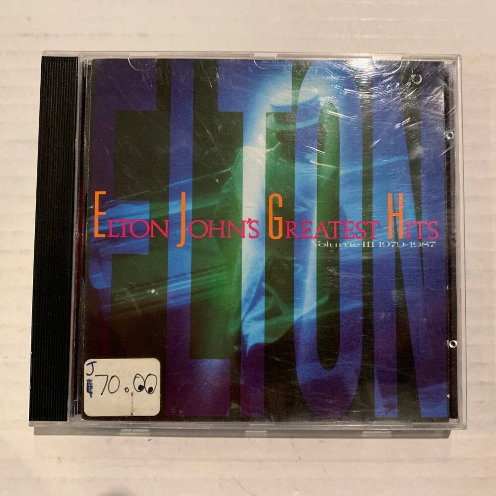 Elton John – Greatest Hits Volume III 1979-1987 CD Canada